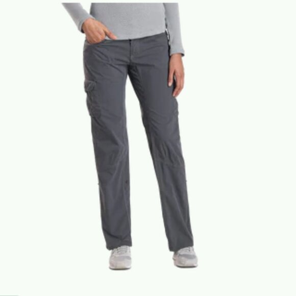 Kuhl Splash Roll Up Pants Charcoal Gray Size 8 Women's - Picture 1 of 7